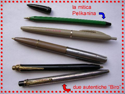 foto delle prime penne biro