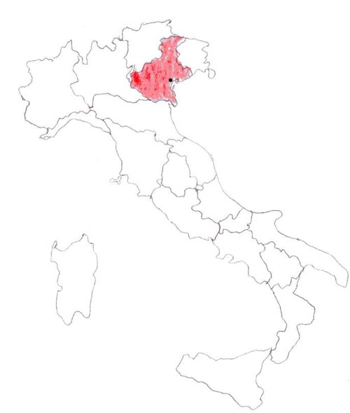 cartina dell' Italia
